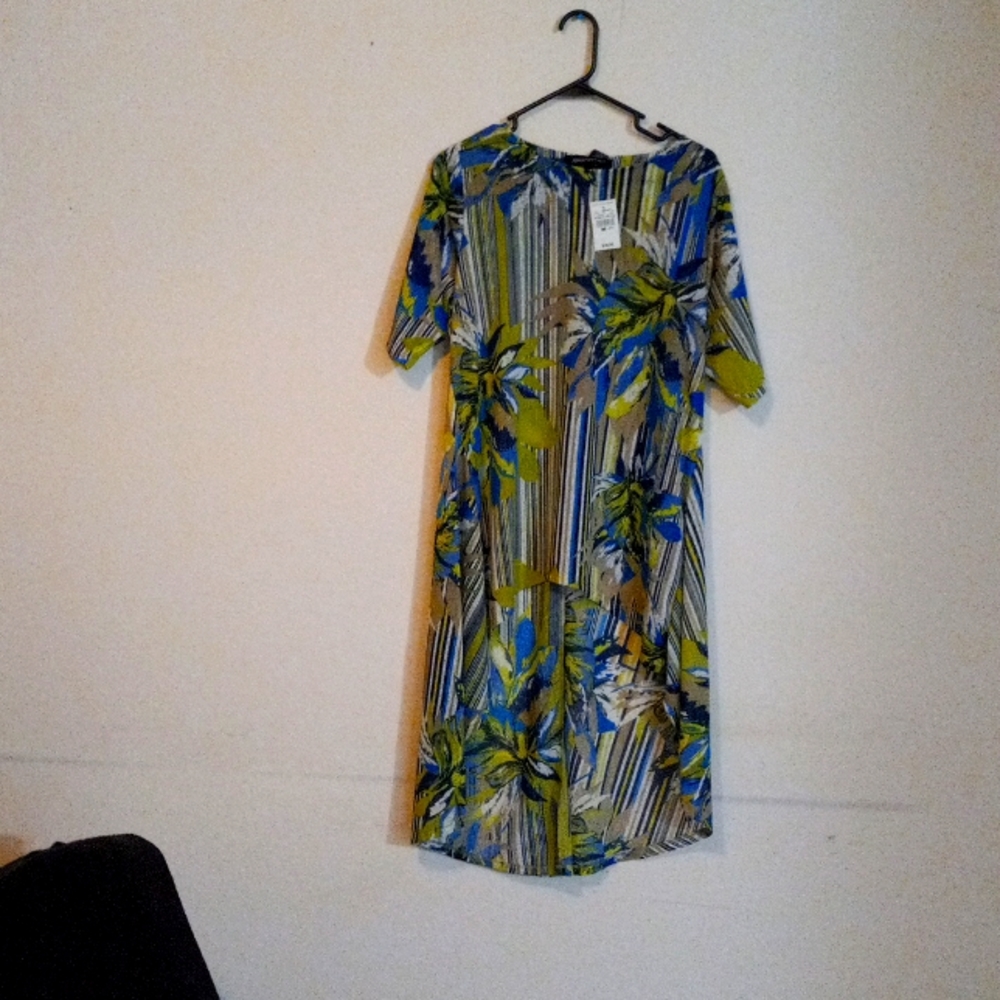 Ashley Stewart high low top size 10/12 Lapis blue